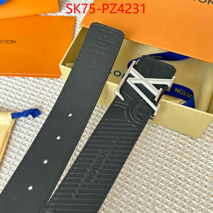 Belts-LV top quality fake ID: PZ4231 $: 75USD