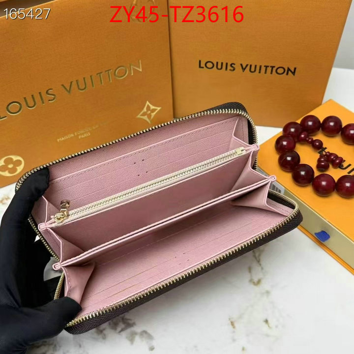 LV Bags(4A)-Wallet fake aaaaa ID: TZ3616 $: 45USD,