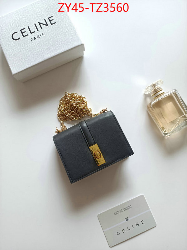 CELINE Bags(4A)-Wallet highest product quality ID: TZ3560 $: 45USD,