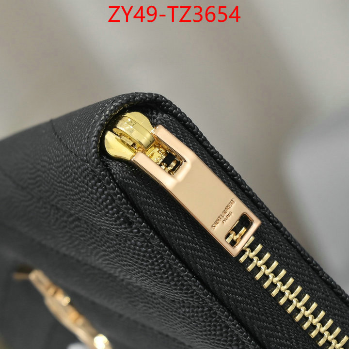 YSL Bags(4A)-Wallet- shop cheap high quality 1:1 replica ID: TZ3654 $: 49USD,