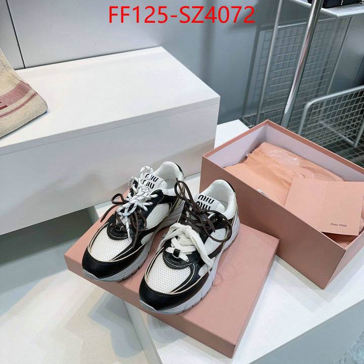 Women Shoes-Miu Miu best quality replica ID: SZ4072 $: 125USD