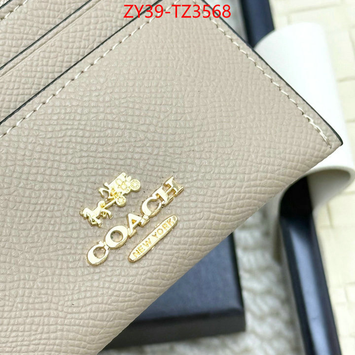 Coach Bags(4A)-Wallet high quality replica ID: TZ3568 $: 39USD,