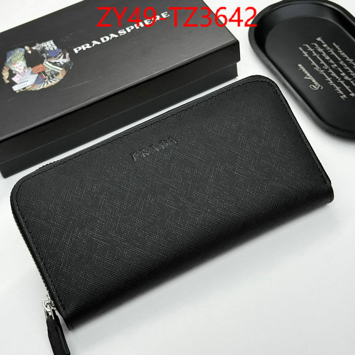 Prada Bags(4A)-Wallet best site for replica ID: TZ3642 $: 49USD,