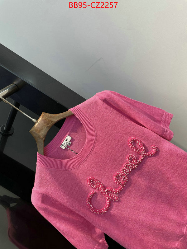 Clothing-Chanel quality aaaaa replica ID: CZ2257 $: 95USD