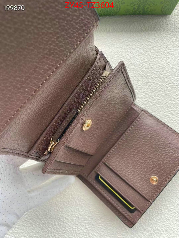 Gucci Bags(4A)-Wallet- top quality replica ID: TZ3604 $: 45USD,