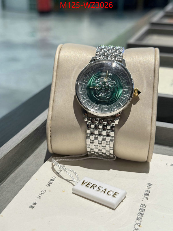 Watch(4A)-Versace knockoff highest quality ID: WZ3026 $: 125USD