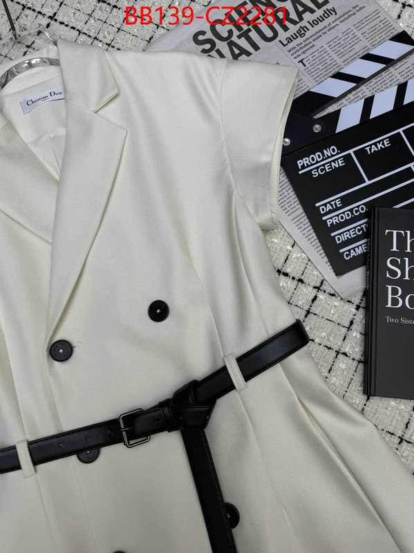 Clothing-Dior what is aaaaa quality ID: CZ2281 $: 139USD