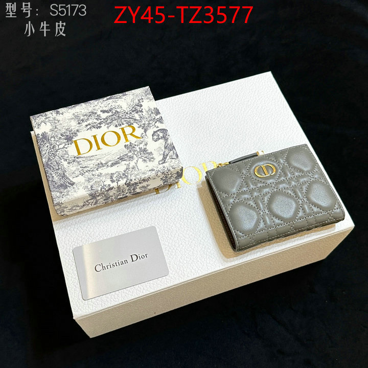 Dior Bags(4A)-Wallet- the highest quality fake ID: TZ3577 $: 45USD,