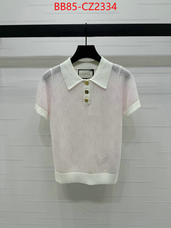 Clothing-Gucci high quality ID: CZ2333 $: 85USD