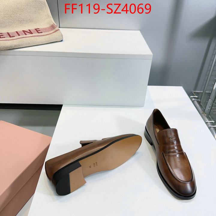 Women Shoes-Miu Miu 2024 replica wholesale cheap sales online ID: SZ4069 $: 119USD
