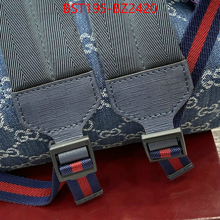 Gucci Bags(TOP)-Backpack- designer fashion replica ID: BZ2420 $: 195USD,