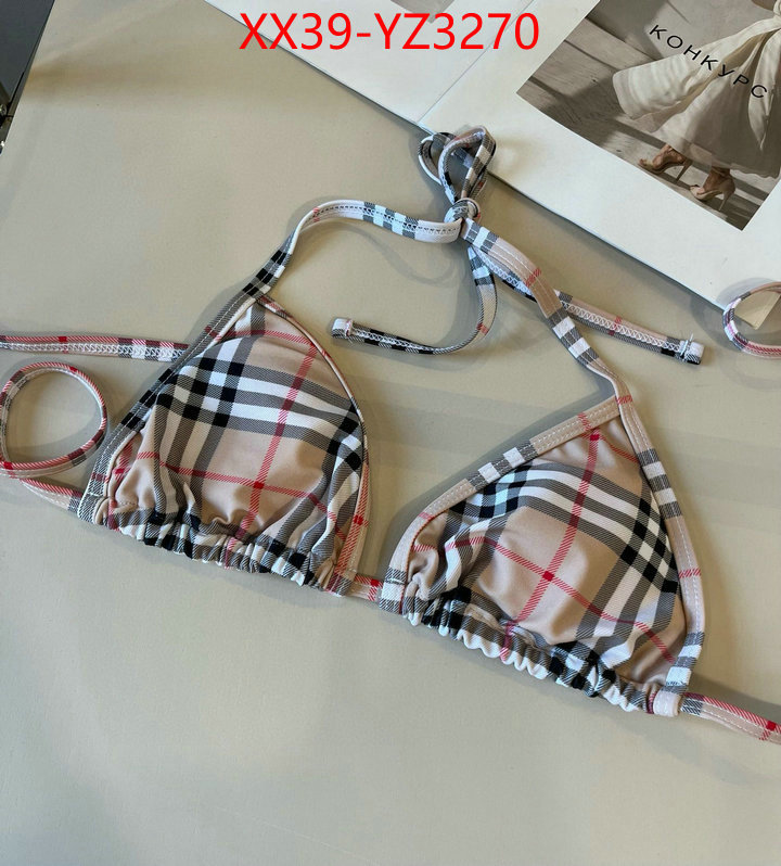 Swimsuit-Burberry brand designer replica ID: YZ3270 $: 39USD
