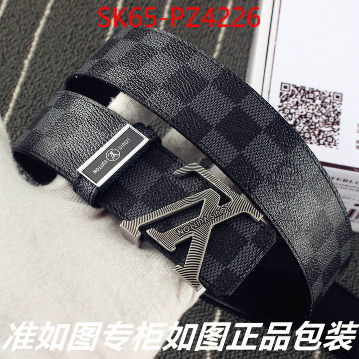 Belts-LV luxury cheap ID: PZ4226 $: 65USD