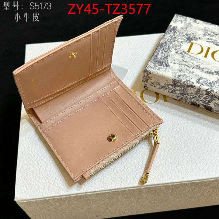 Dior Bags(4A)-Wallet- the highest quality fake ID: TZ3577 $: 45USD,
