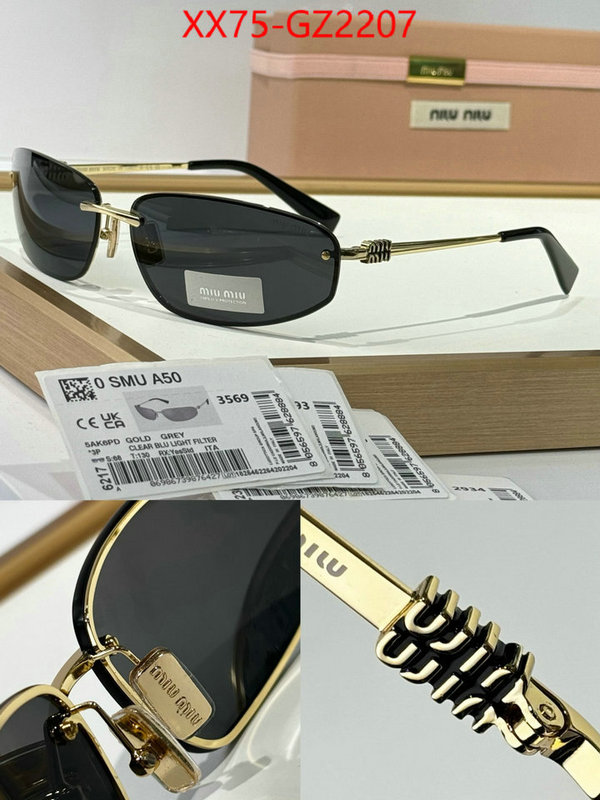 Glasses-Miu Miu what 1:1 replica ID: GZ2207 $: 75USD