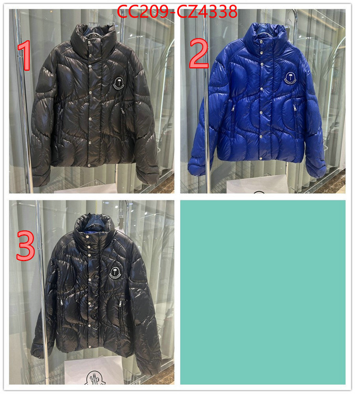 Down jacket Men-Moncler top grade ID: CZ4338 $: 209USD-shoes yupoo Down jacket Men-Moncler top grade ID: CZ4338 $: 209USD