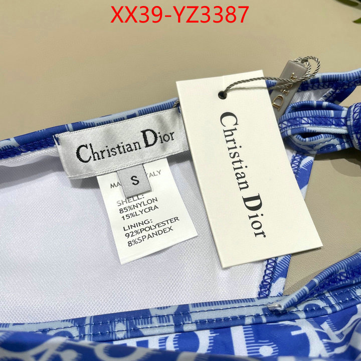 Swimsuit-Dior designer high replica ID: YZ3387 $: 39USD