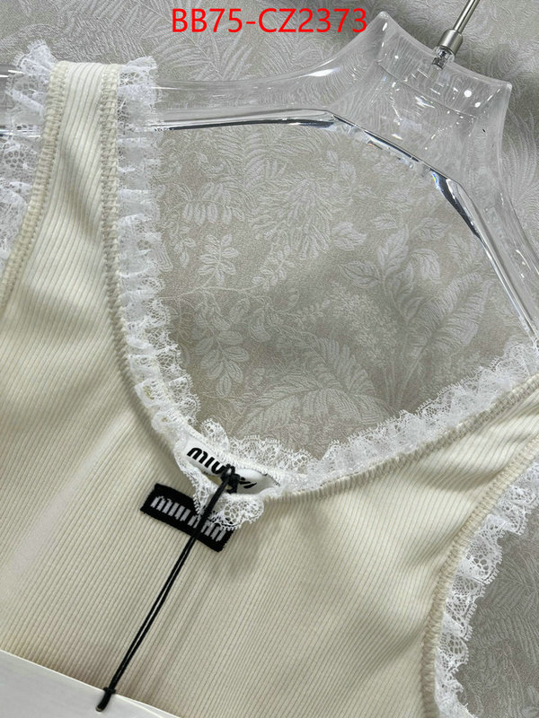 Clothing-MIU MIU top quality ID: CZ2373 $: 75USD