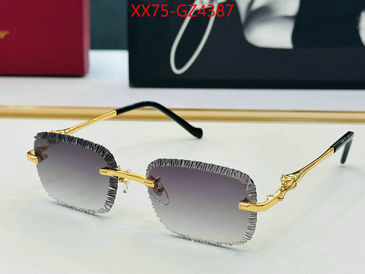 Glasses-Cartier replica aaaaa+ designer ID: GZ4387 $: 75USD