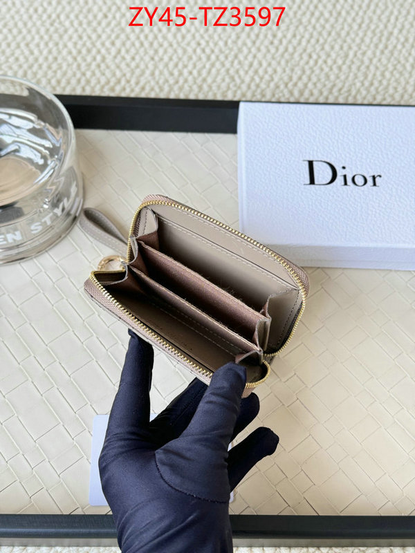 Dior Bags(4A)-Wallet- new designer replica ID: TZ3597 $: 45USD,