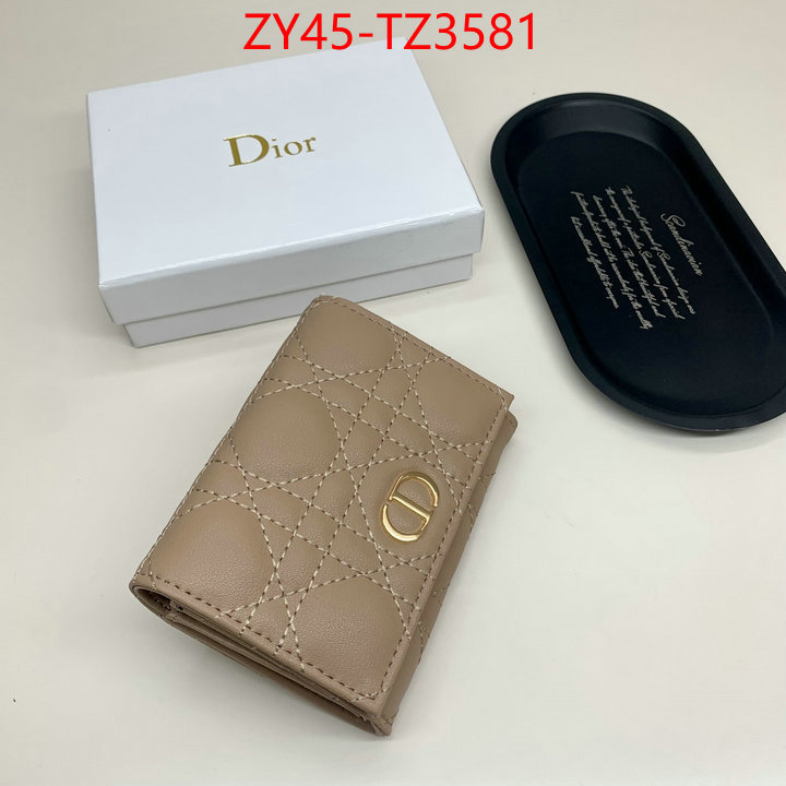 Dior Bags(4A)-Wallet- high quality aaaaa replica ID: TZ3581 $: 45USD,