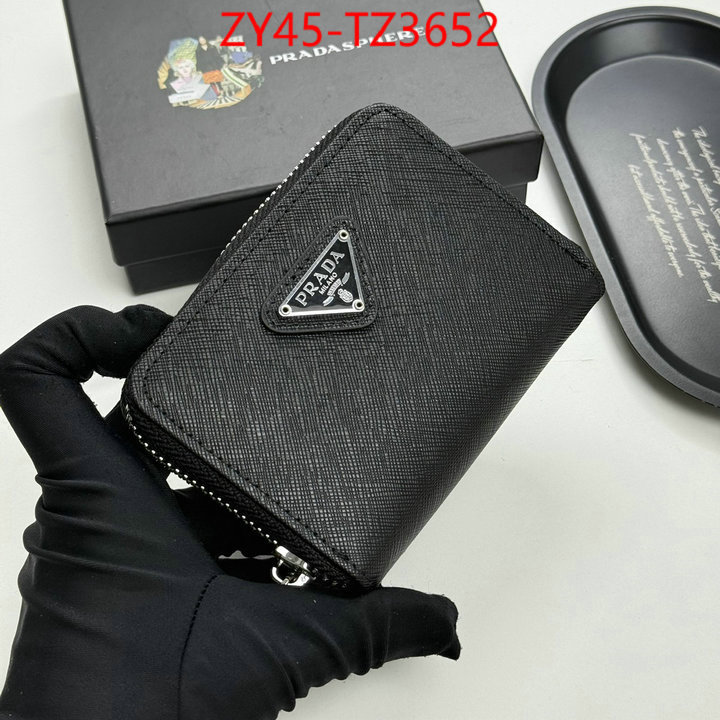 Prada Bags(4A)-Wallet wholesale replica ID: TZ3652 $: 45USD,
