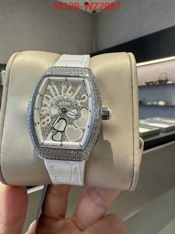 Watch(4A)-Franck Muller fake designer ID: WZ2987 $: 129USD