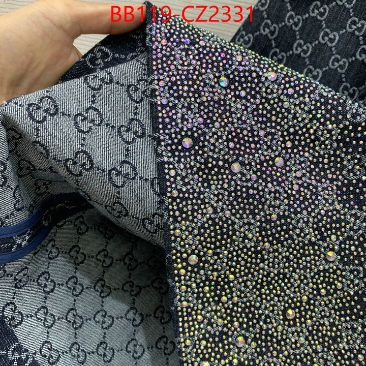 Clothing-Gucci same as original ID: CZ2331 $: 119USD