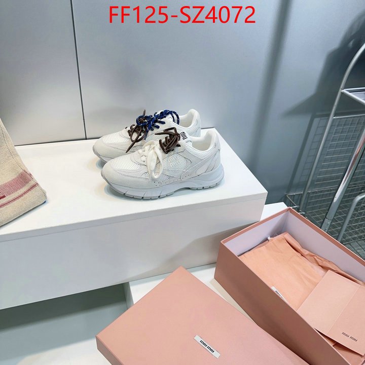 Women Shoes-Miu Miu best quality replica ID: SZ4072 $: 125USD