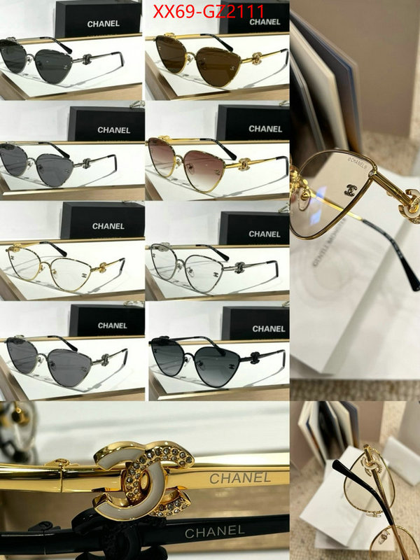 Glasses-Chanel aaaaa+ replica designer ID: GZ2111 $: 69USD