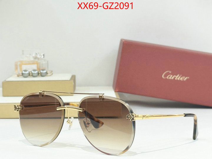 Glasses-Cartier first copy ID: GZ2091 $: 69USD