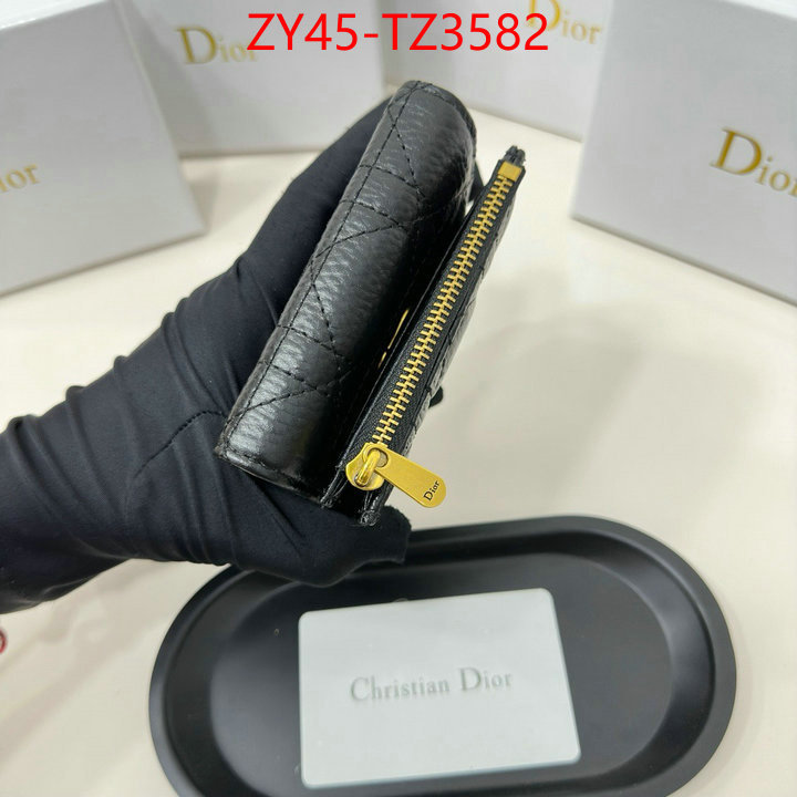Dior Bags(4A)-Wallet- aaaaa class replica ID: TZ3582 $: 45USD,
