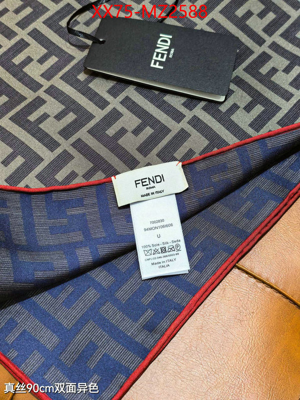 Scarf-Fendi for sale cheap now ID: MZ2588 $: 75USD