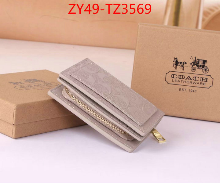 Coach Bags(4A)-Wallet what ID: TZ3569 $: 49USD,