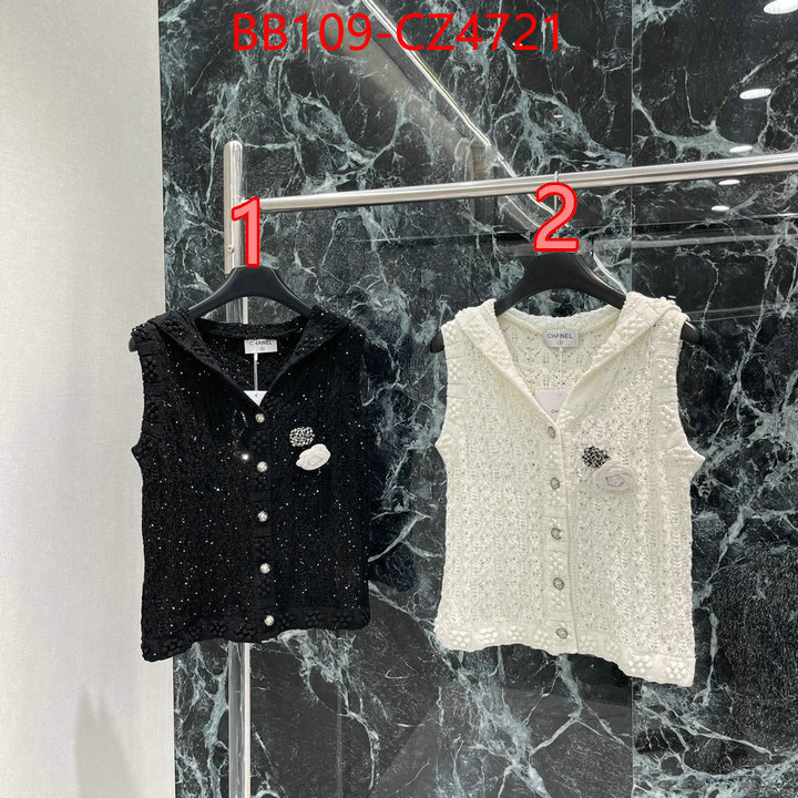 Clothing-Chanel best fake ID: CZ4721 $: 109USD