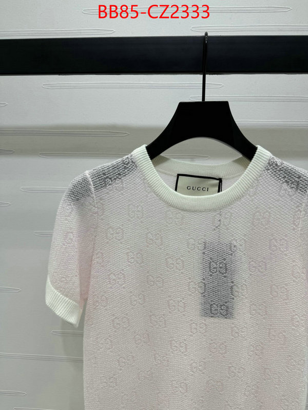 Clothing-Gucci wholesale imitation designer replicas ID: CZ2332 $: 85USD