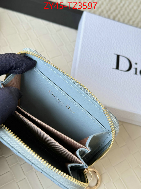 Dior Bags(4A)-Wallet- new designer replica ID: TZ3597 $: 45USD,