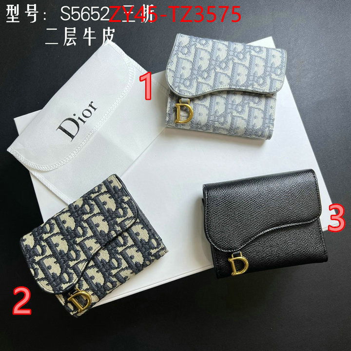 Dior Bags(4A)-Wallet- flawless ID: TZ3575 $: 45USD,