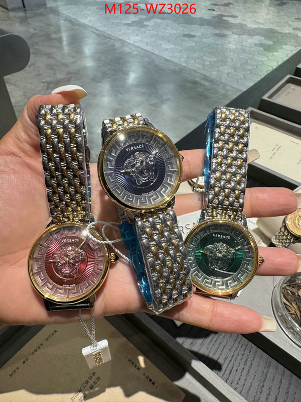 Watch(4A)-Versace knockoff highest quality ID: WZ3026 $: 125USD
