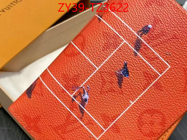 LV Bags(4A)-Wallet mirror copy luxury ID: TZ3622 $: 39USD,