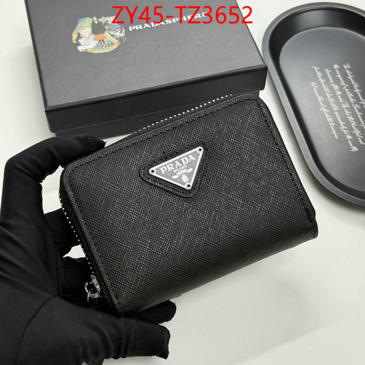 Prada Bags(4A)-Wallet wholesale replica ID: TZ3652 $: 45USD,