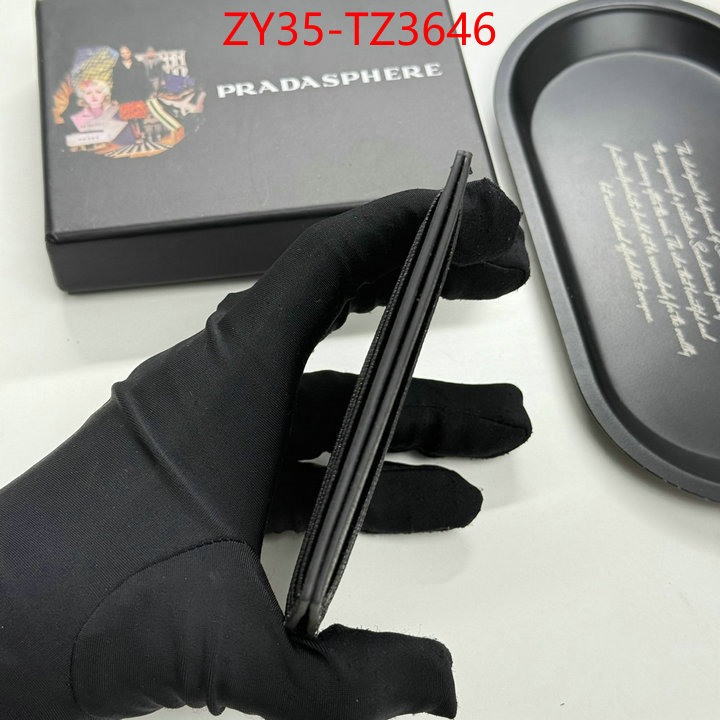 Prada Bags(4A)-Wallet best designer replica ID: TZ3646 $: 35USD,