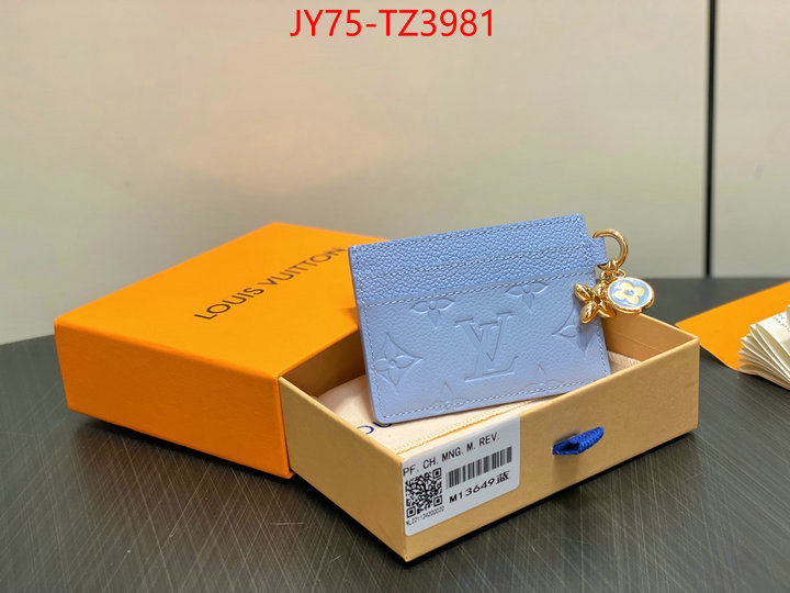 LV Bags(TOP)-Wallet fashion ID: TZ3981 $: 75USD,