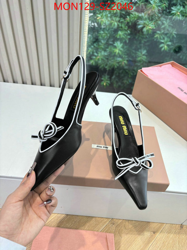Women Shoes-Miu Miu 1:1 replica ID: SZ2046 $: 129USD