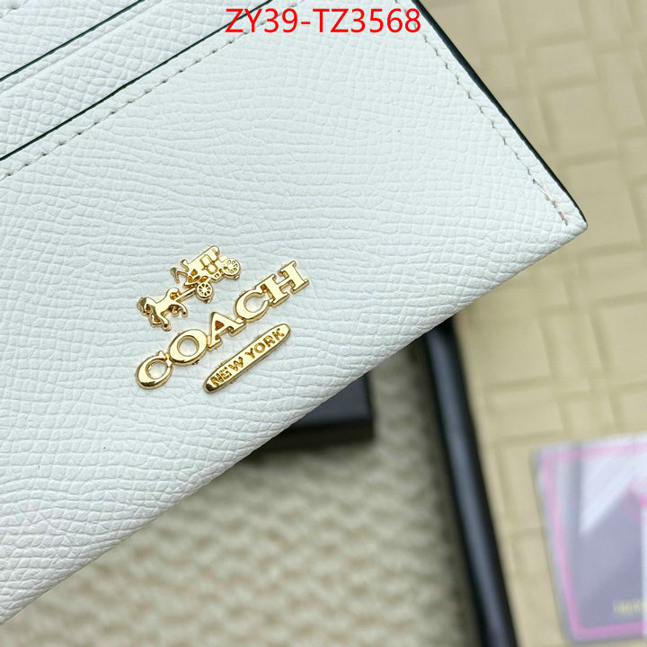Coach Bags(4A)-Wallet high quality replica ID: TZ3568 $: 39USD,
