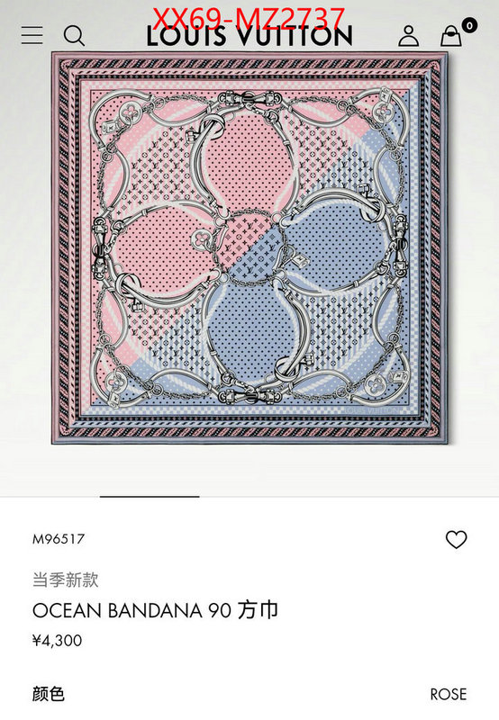Scarf-LV best quality designer ID: MZ2737 $: 69USD