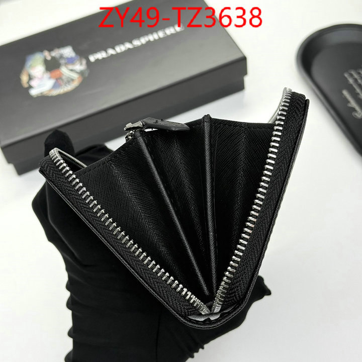 Prada Bags(4A)-Wallet high quality designer ID: TZ3638 $: 49USD,