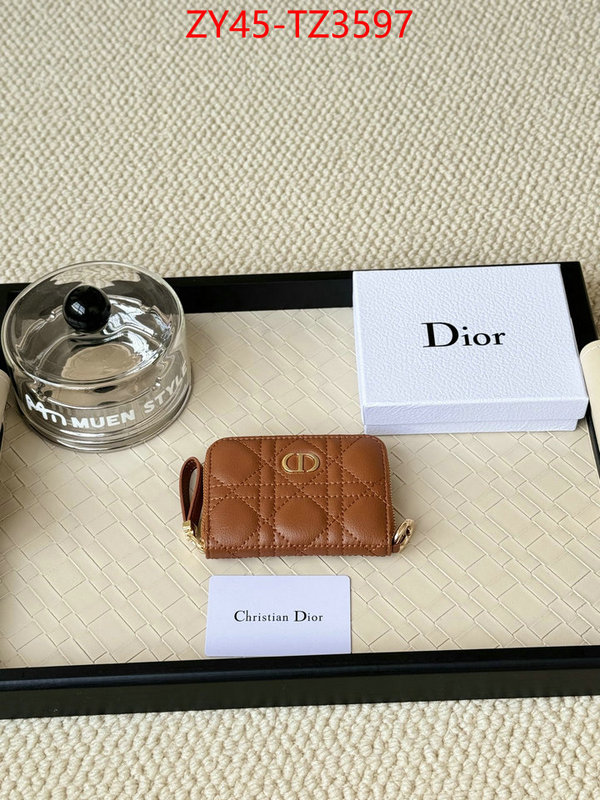 Dior Bags(4A)-Wallet- new designer replica ID: TZ3597 $: 45USD,