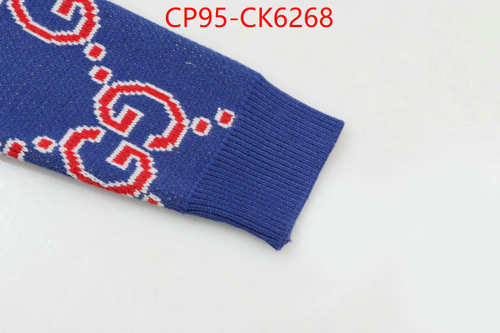 Clothing-Gucci shop designer replica ID: CK6268 $: 95USD