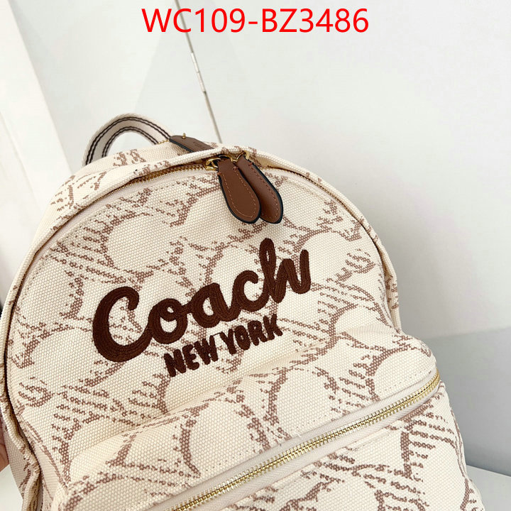 Coach Bags(4A)-Backpack- sell online ID: BZ3486 $: 109USD,
